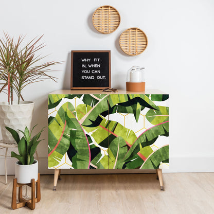 83 Oranges Banana Leaf Salad Credenza