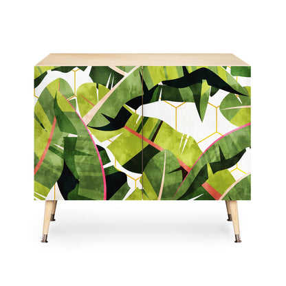 83 Oranges Banana Leaf Salad Credenza