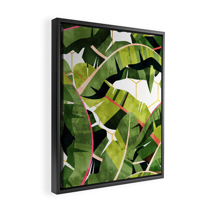 83 Oranges Banana Leaf Salad Art Canvas