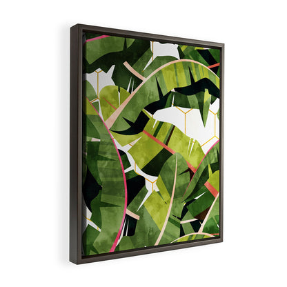 83 Oranges Banana Leaf Salad Art Canvas