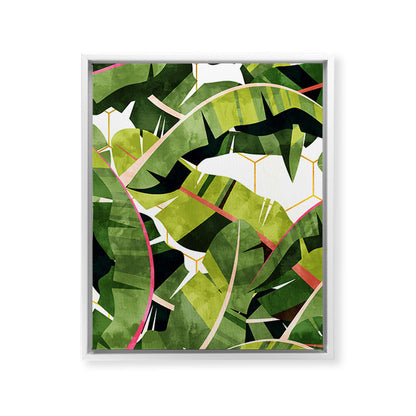 83 Oranges Banana Leaf Salad Art Canvas