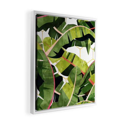 83 Oranges Banana Leaf Salad Art Canvas