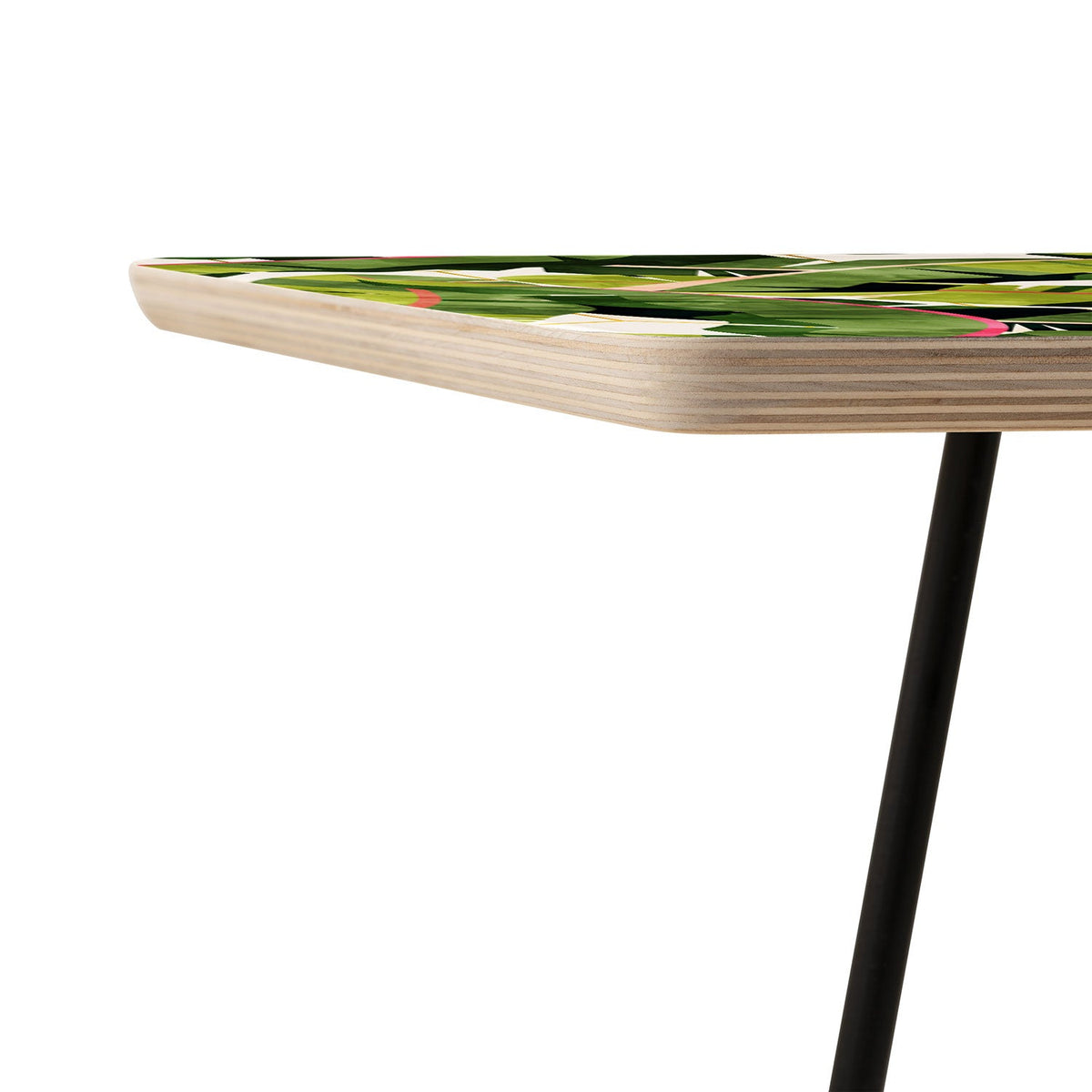 83 Oranges Banana Leaf Salad Side Table