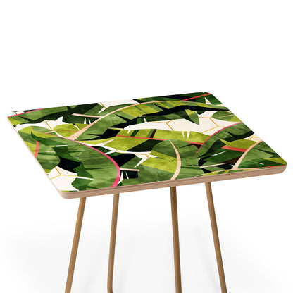 83 Oranges Banana Leaf Salad Side Table