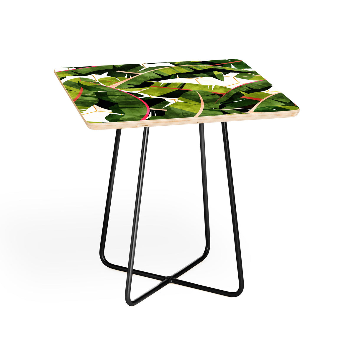 83 Oranges Banana Leaf Salad Side Table