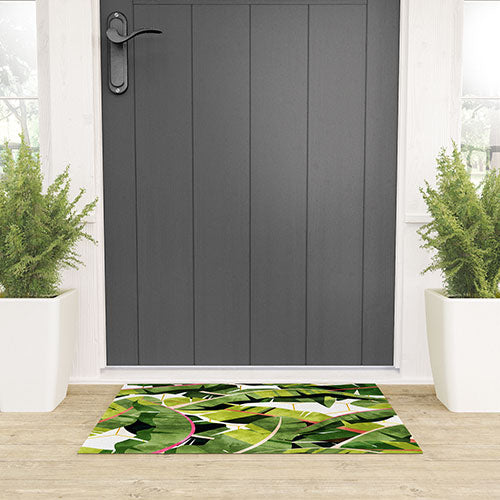 83 Oranges Banana Leaf Salad Welcome Mat