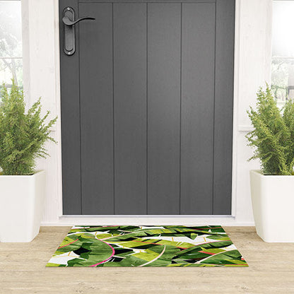 83 Oranges Banana Leaf Salad Welcome Mat