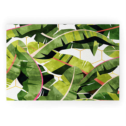 83 Oranges Banana Leaf Salad Welcome Mat