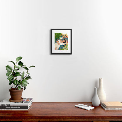 83 Oranges Beach Read Sleep Repeat Framed Art Print
