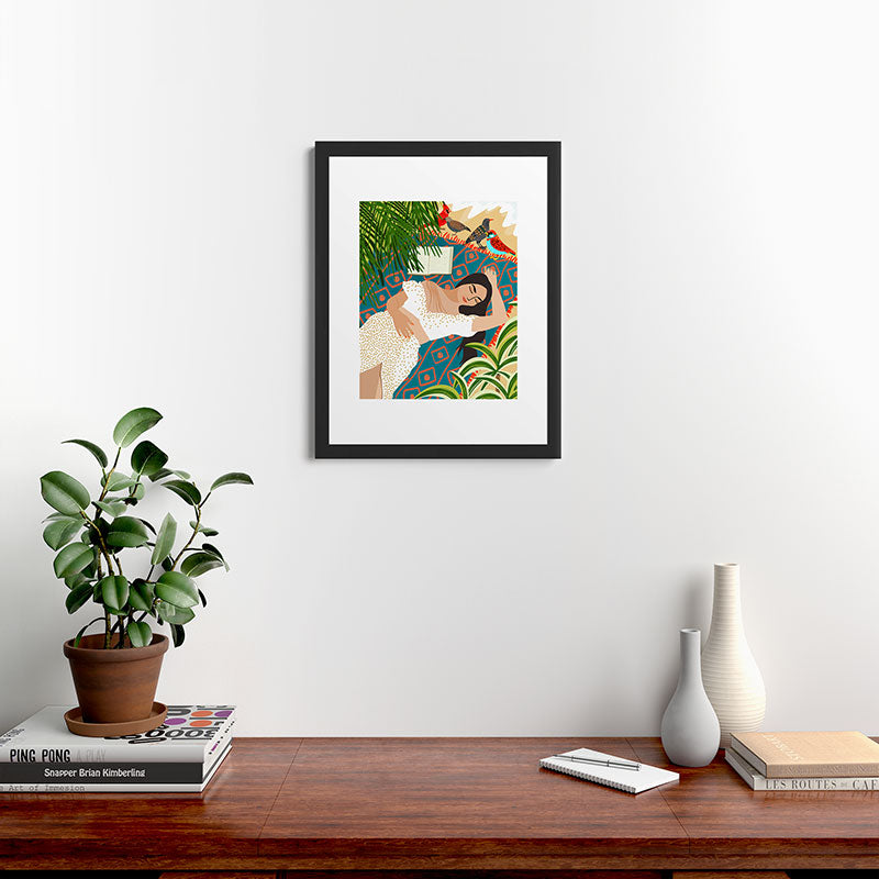 83 Oranges Beach Read Sleep Repeat Framed Art Print