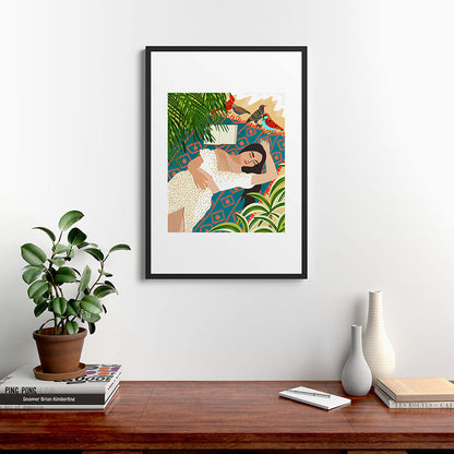 83 Oranges Beach Read Sleep Repeat Framed Art Print