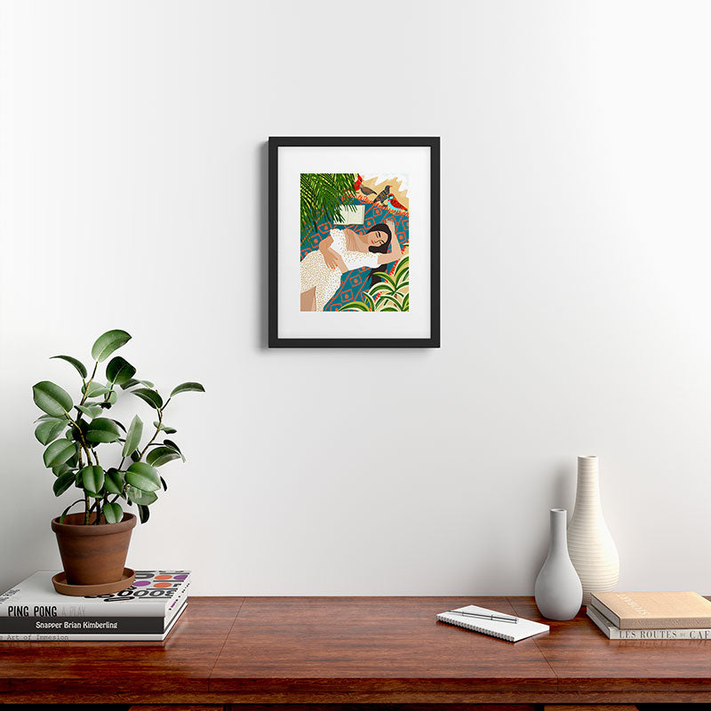 83 Oranges Beach Read Sleep Repeat Framed Art Print