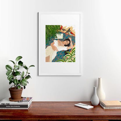 83 Oranges Beach Read Sleep Repeat Framed Art Print