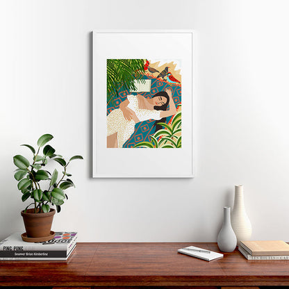 83 Oranges Beach Read Sleep Repeat Framed Art Print