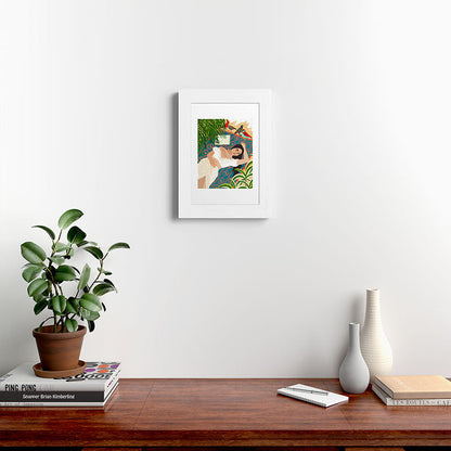 83 Oranges Beach Read Sleep Repeat Framed Art Print