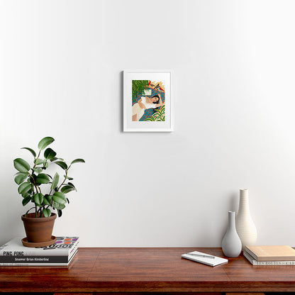 83 Oranges Beach Read Sleep Repeat Framed Art Print