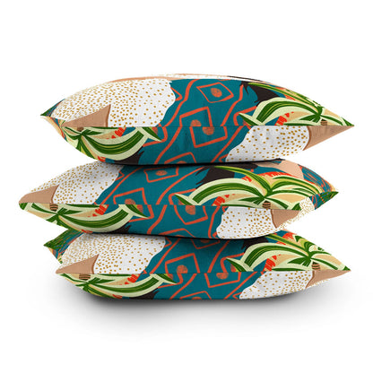 83 Oranges Beach Read Sleep Repeat Throw Pillow