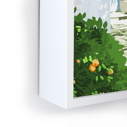 83 Oranges Being a person Framed Mini Art Print