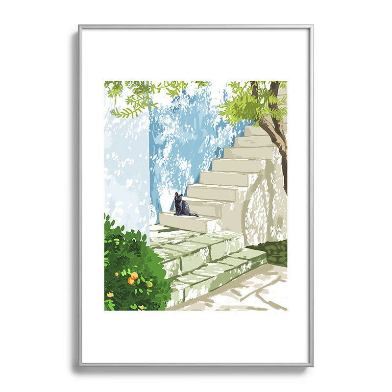 83 Oranges Being a person Metal Framed Art Print