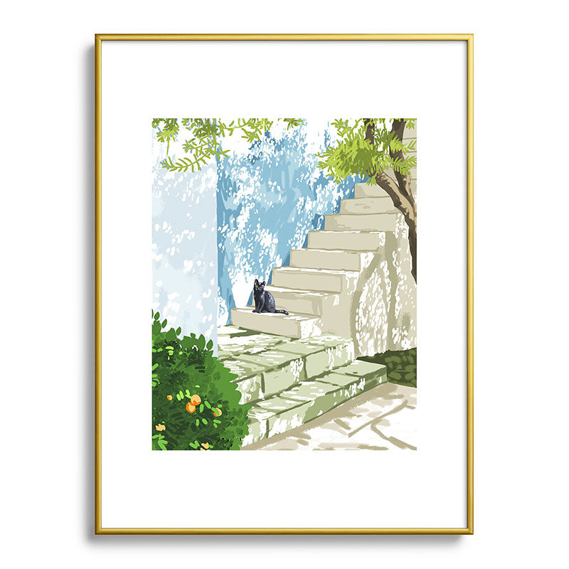 83 Oranges Being a person Metal Framed Art Print