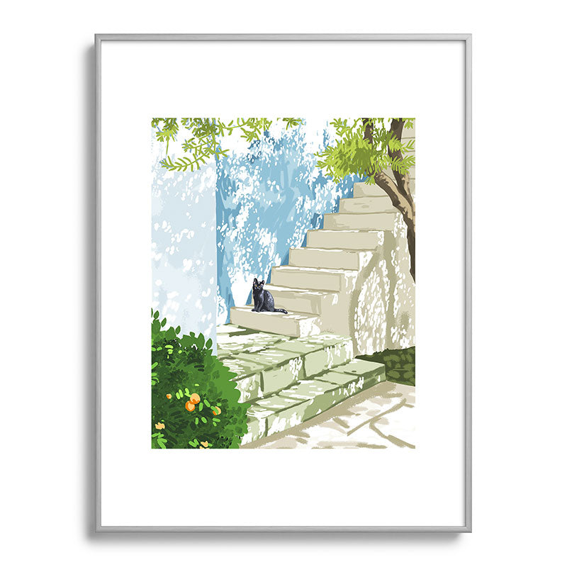 83 Oranges Being a person Metal Framed Art Print