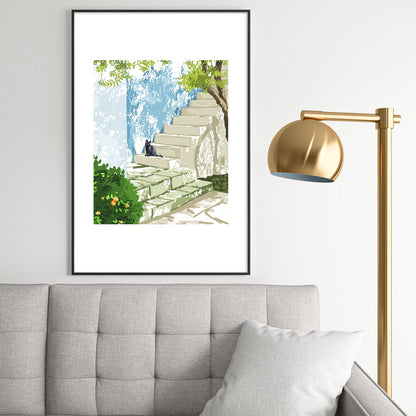 83 Oranges Being a person Metal Framed Art Print