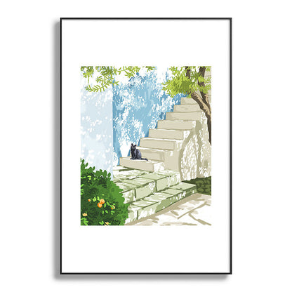 83 Oranges Being a person Metal Framed Art Print