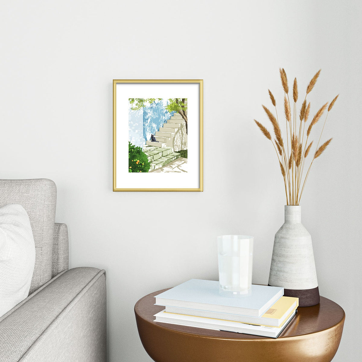 83 Oranges Being a person Metal Framed Art Print