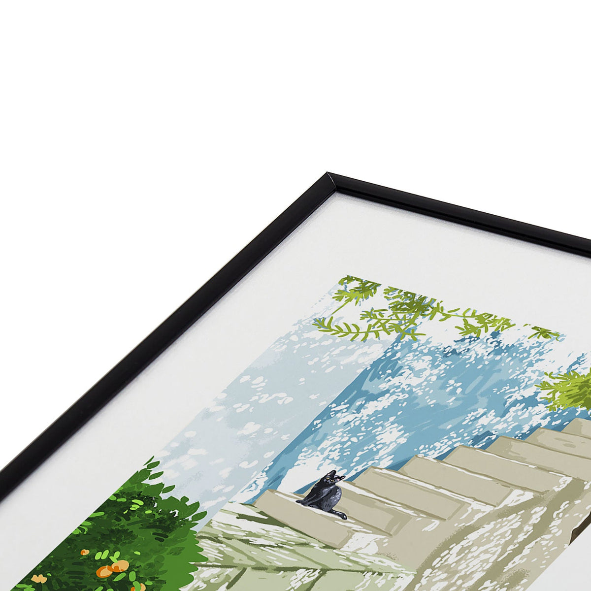 83 Oranges Being a person Metal Framed Art Print