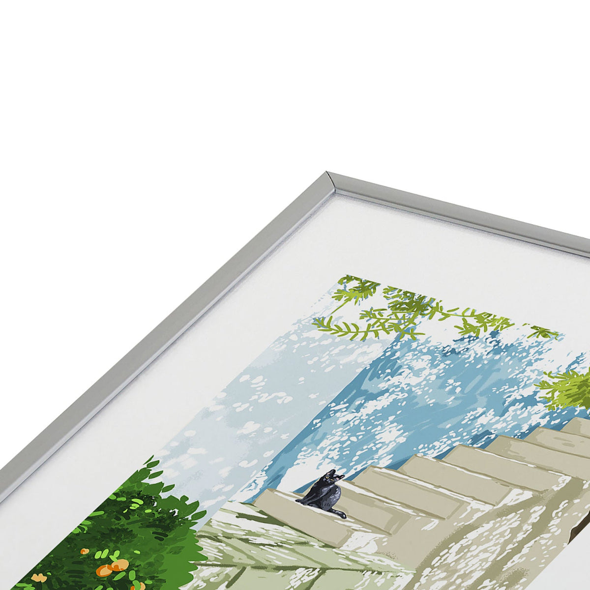 83 Oranges Being a person Metal Framed Art Print