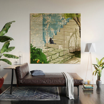 83 Oranges Being a person Wood Wall Mural