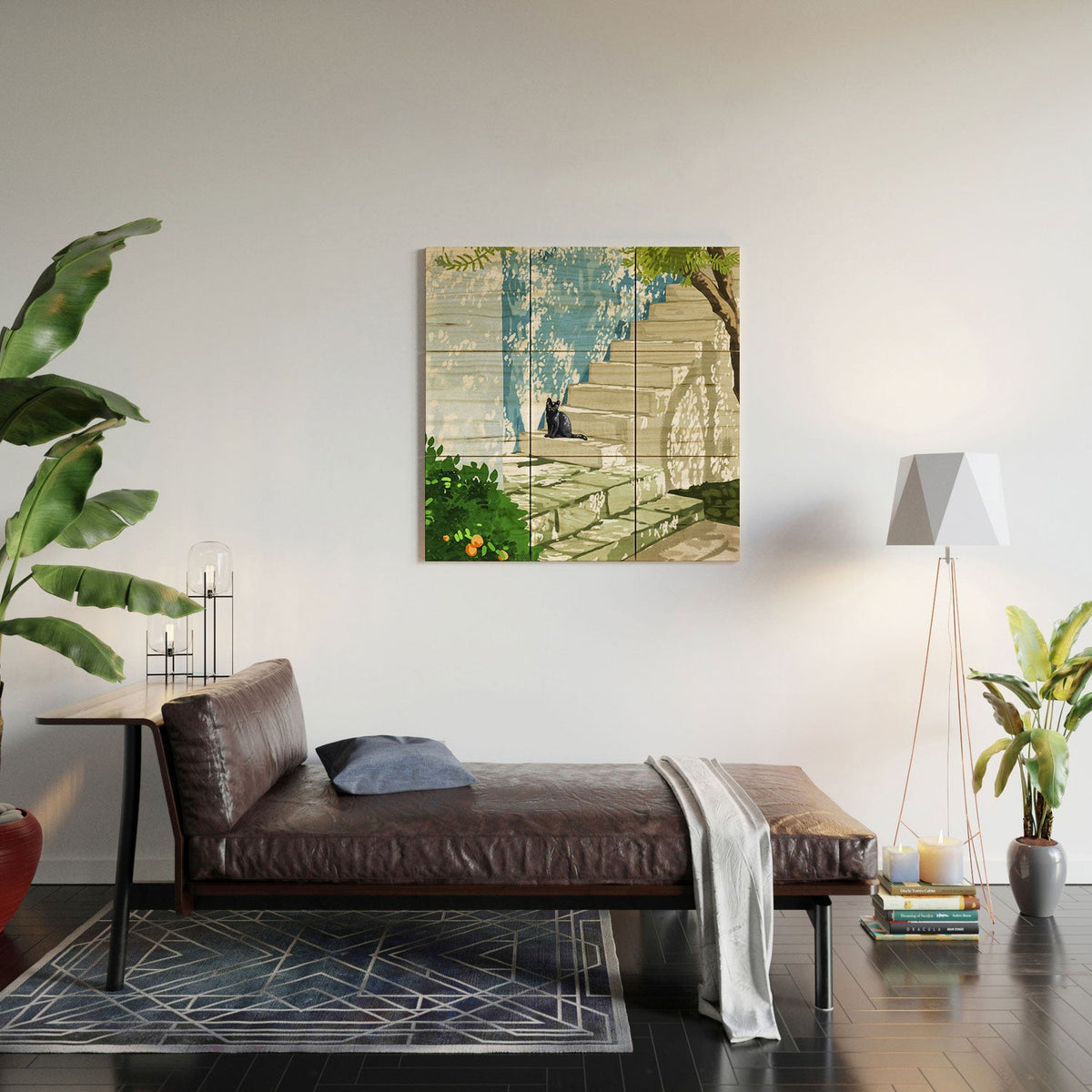 83 Oranges Being a person Wood Wall Mural