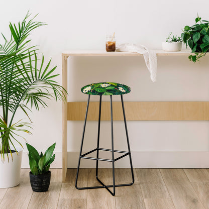 83 Oranges Beneath The Jungle Canopy Bar Stool