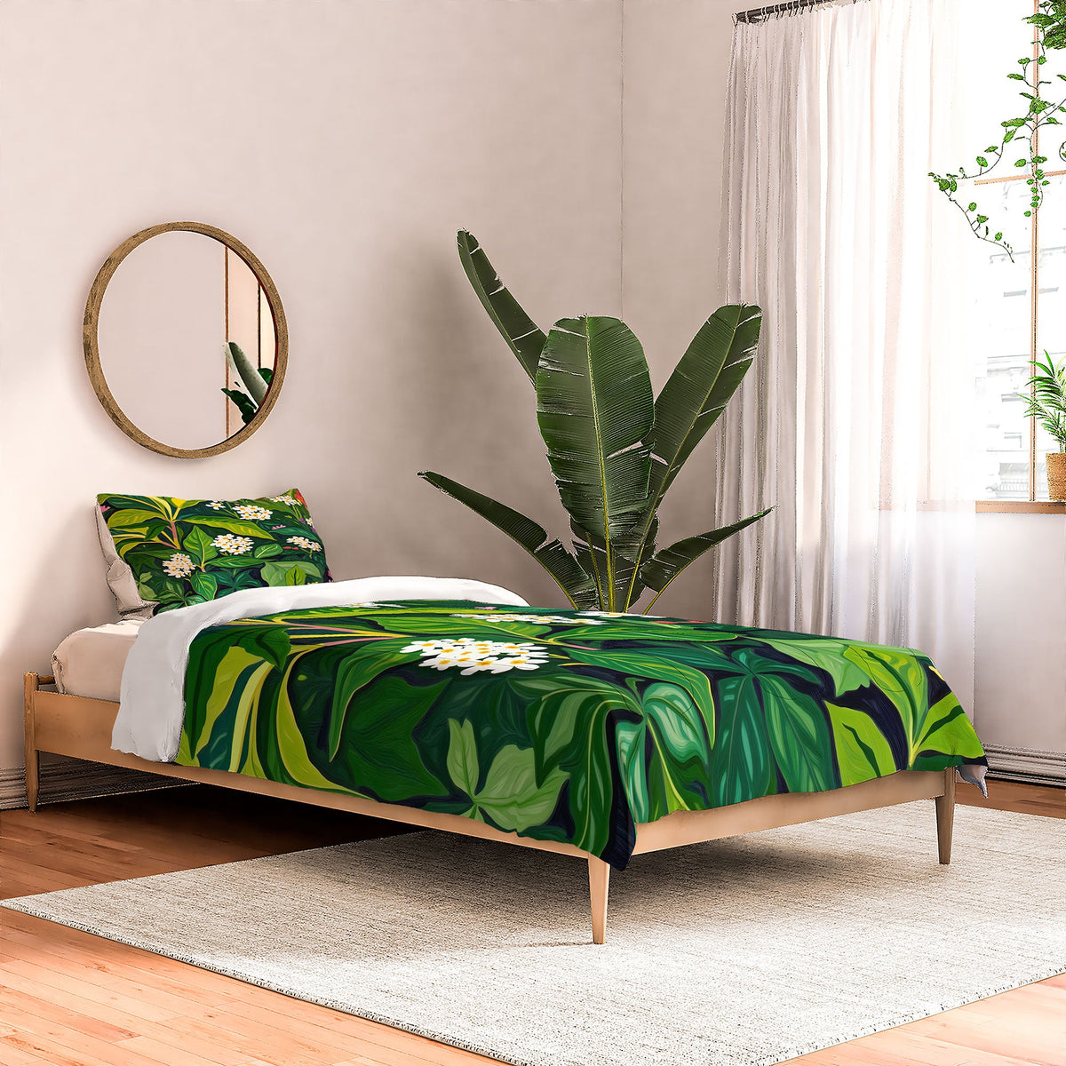 83 Oranges Beneath The Jungle Canopy Comforter