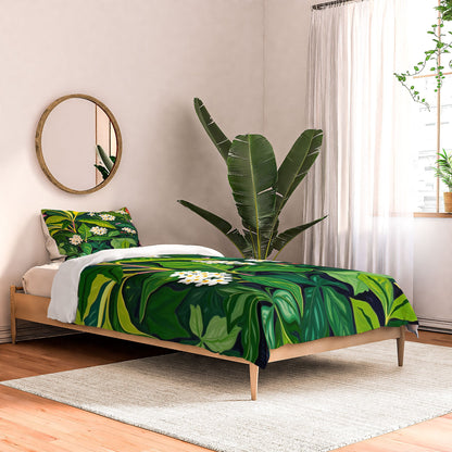 83 Oranges Beneath The Jungle Canopy Comforter