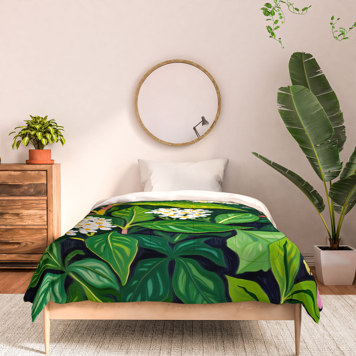 83 Oranges Beneath The Jungle Canopy Comforter