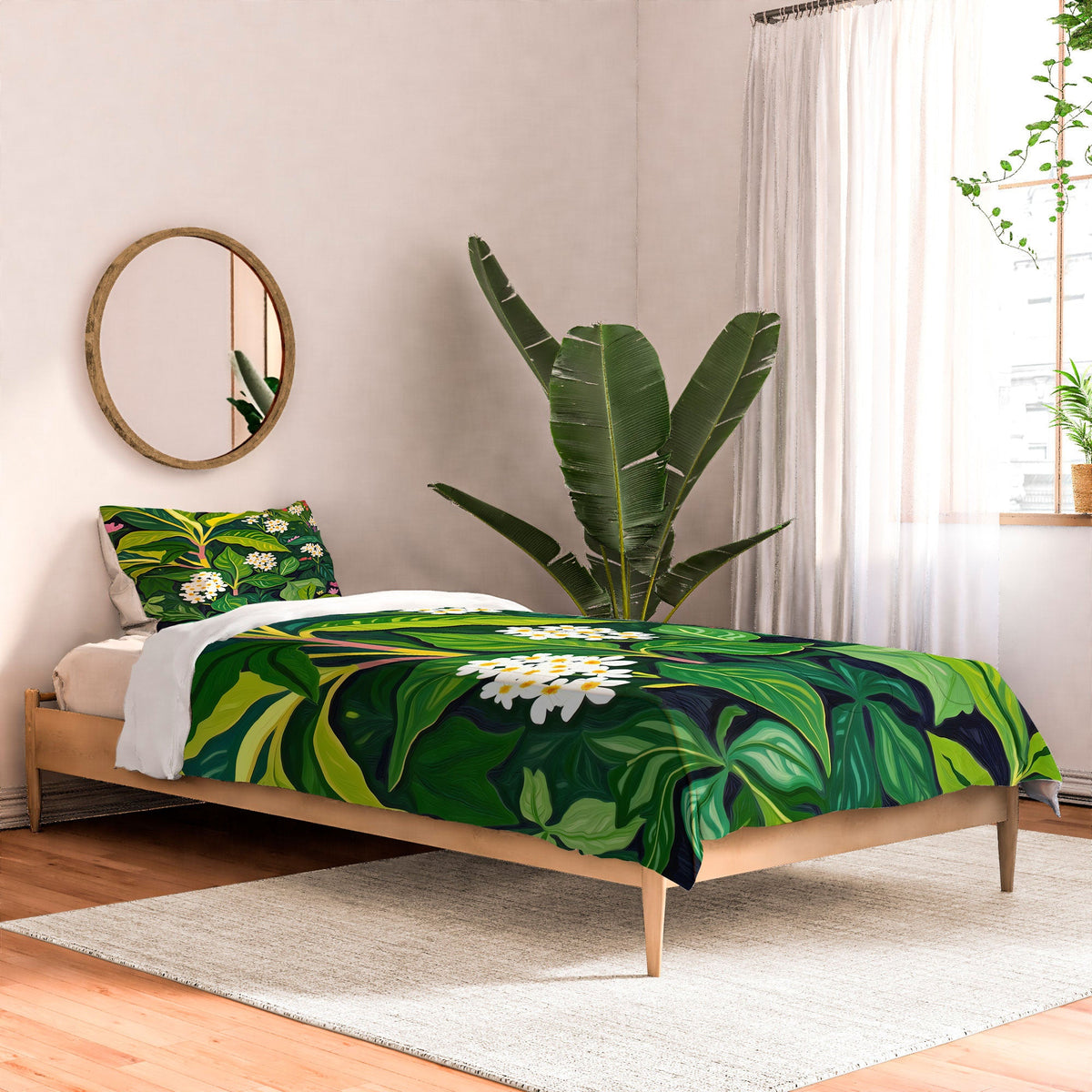 83 Oranges Beneath The Jungle Canopy Comforter