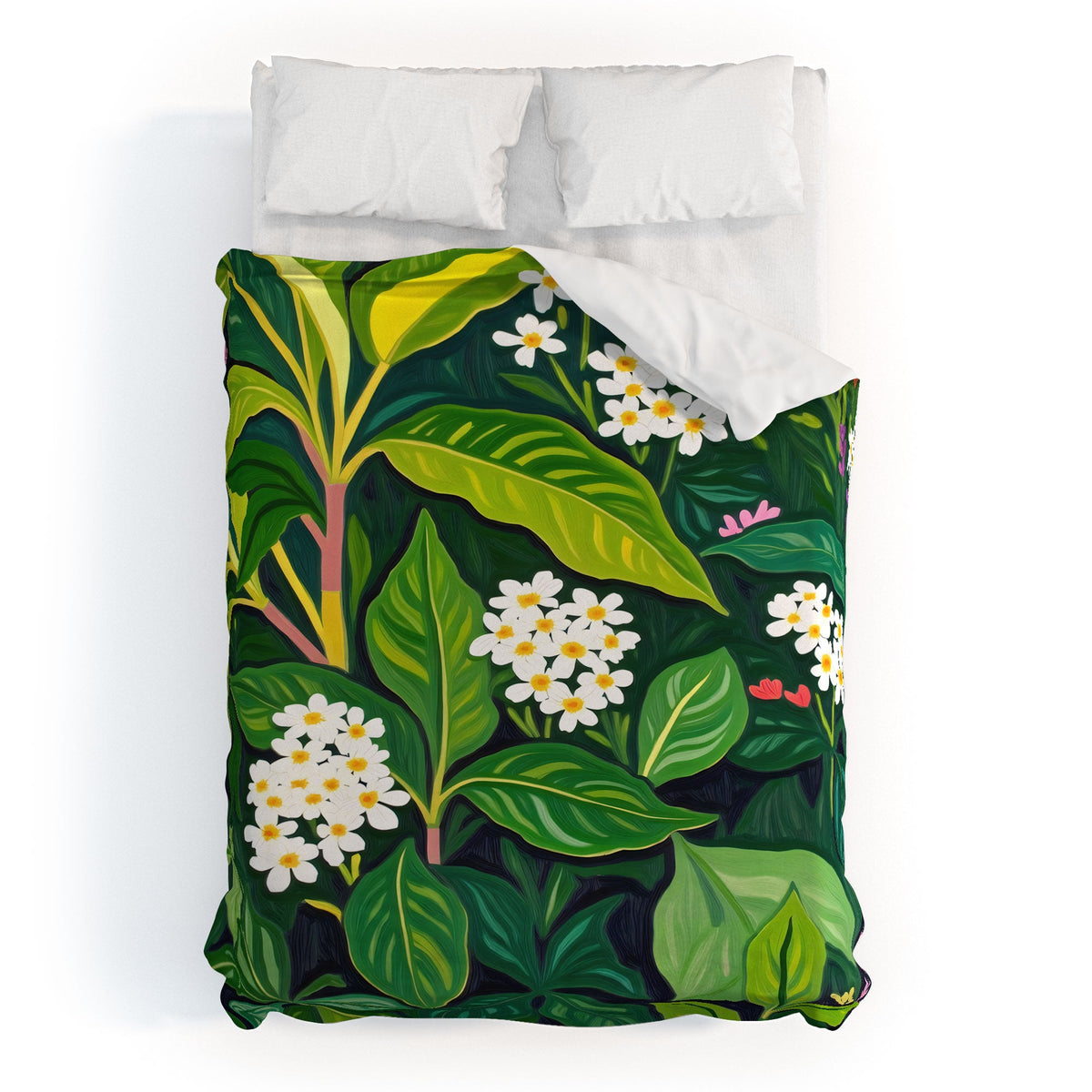 83 Oranges Beneath The Jungle Canopy Duvet Cover