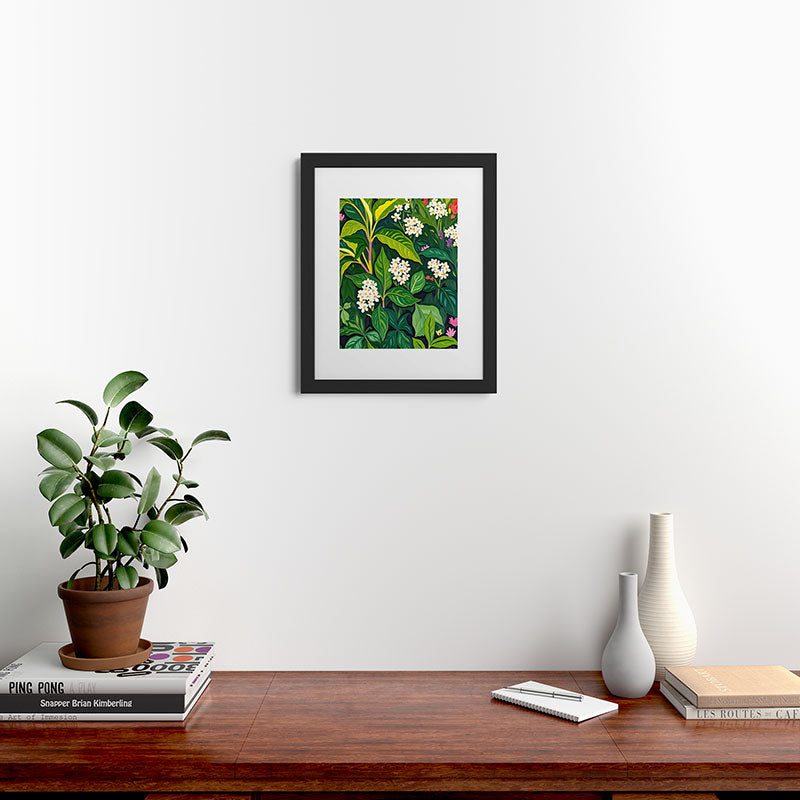 83 Oranges Beneath The Jungle Canopy Framed Art Print