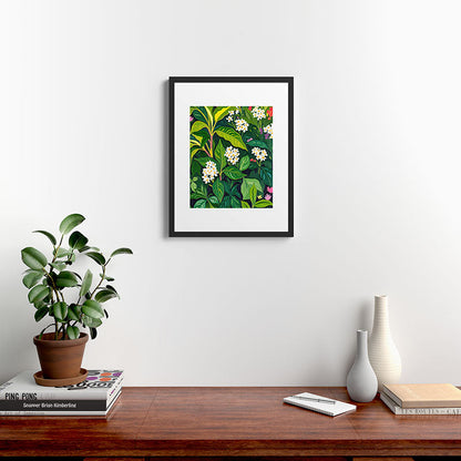83 Oranges Beneath The Jungle Canopy Framed Art Print