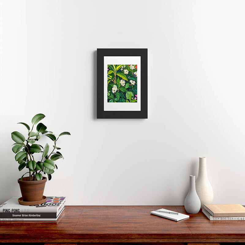 83 Oranges Beneath The Jungle Canopy Framed Art Print