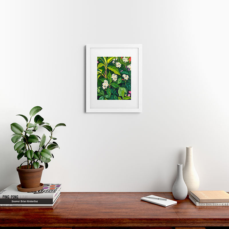 83 Oranges Beneath The Jungle Canopy Framed Art Print