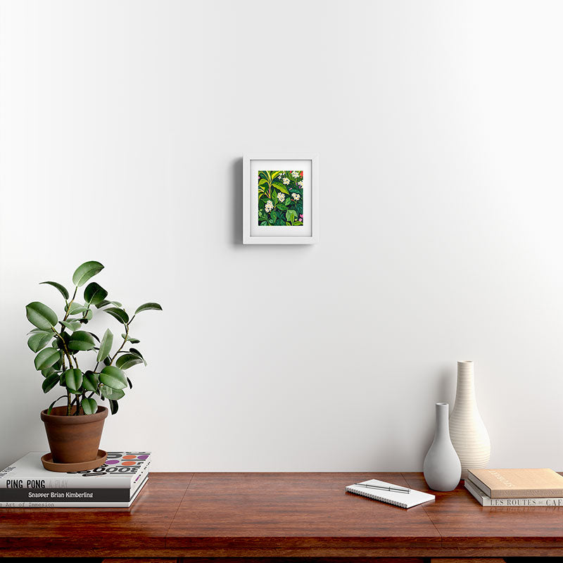 83 Oranges Beneath The Jungle Canopy Framed Art Print