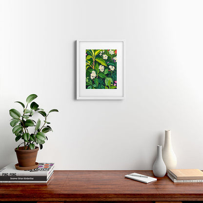 83 Oranges Beneath The Jungle Canopy Framed Art Print