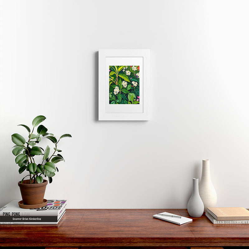 83 Oranges Beneath The Jungle Canopy Framed Art Print