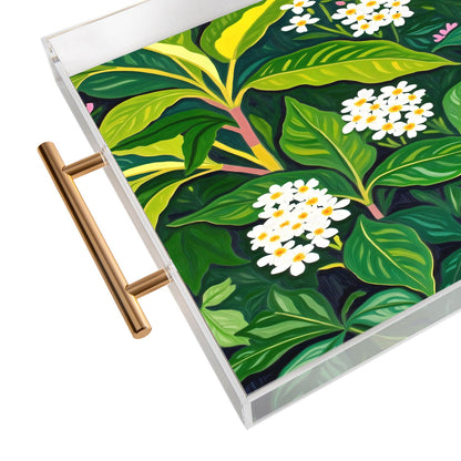 83 Oranges Beneath The Jungle Canopy Acrylic Tray