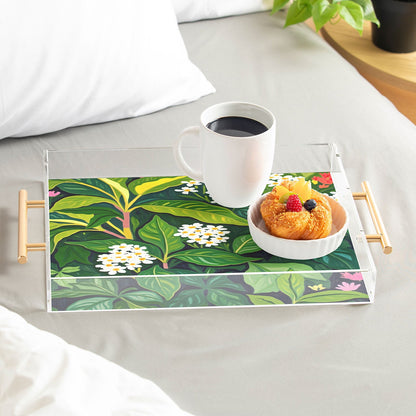 83 Oranges Beneath The Jungle Canopy Acrylic Tray