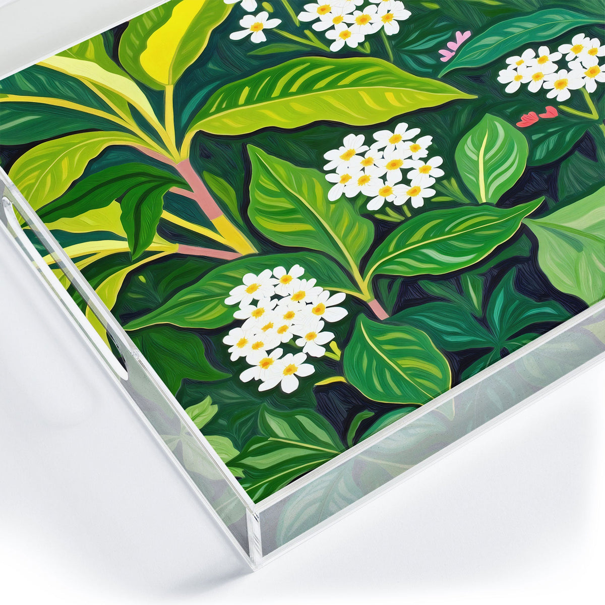 83 Oranges Beneath The Jungle Canopy Acrylic Tray