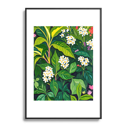 83 Oranges Beneath The Jungle Canopy Metal Framed Art Print