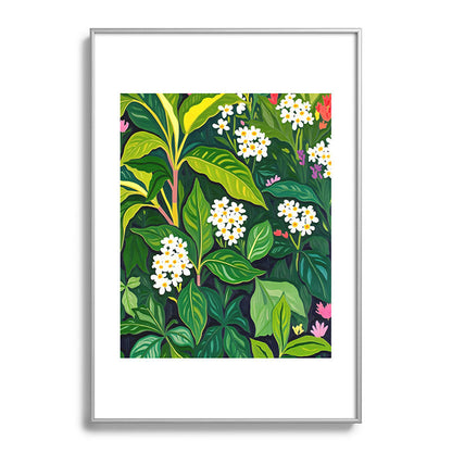 83 Oranges Beneath The Jungle Canopy Metal Framed Art Print